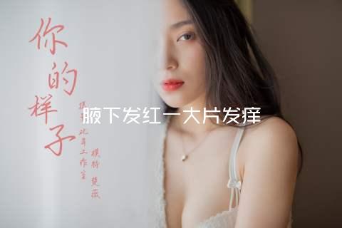 腋下发红一大片发痒